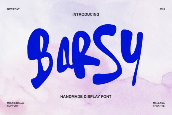 Barsy: A Handmade Font That Elevates Your Creative Vision