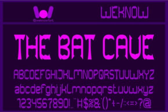 Bat Cave Font: A Bold Typography Choice for Modern Design