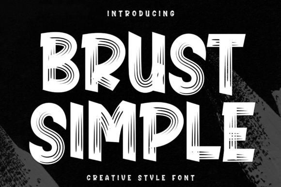 Brust Simple: A Clean, Casual Font for Modern Design