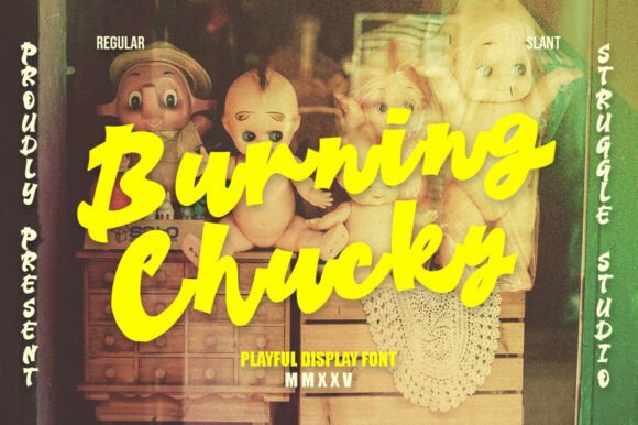 Burning Chucky: A Bold Font for Playful Designs