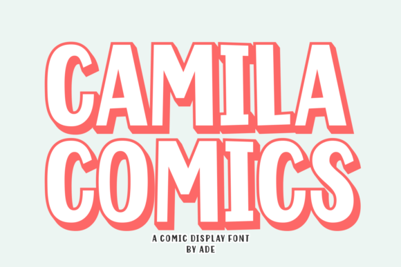 Camila Comics: A Dynamic Typeface for Creative and Branding Workflows