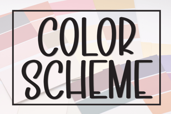 Color Scheme Font: Modern Typography for Expressive Design