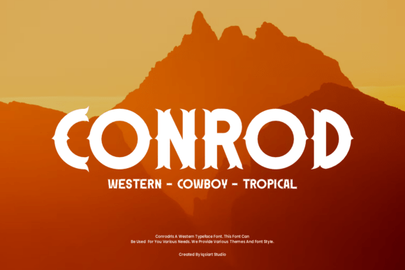 Conrod: A Bold Typeface for Striking Designs