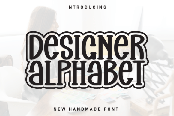 Designer Alphabet: A Bold Handmade Typeface for Creative Expression