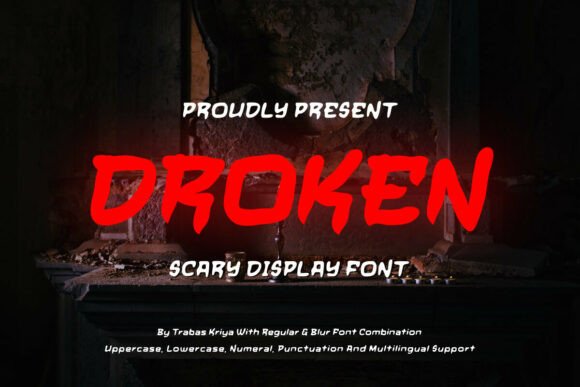 Droken: How This Spooky Font Can Elevate Your Horror-Inspired Designs
