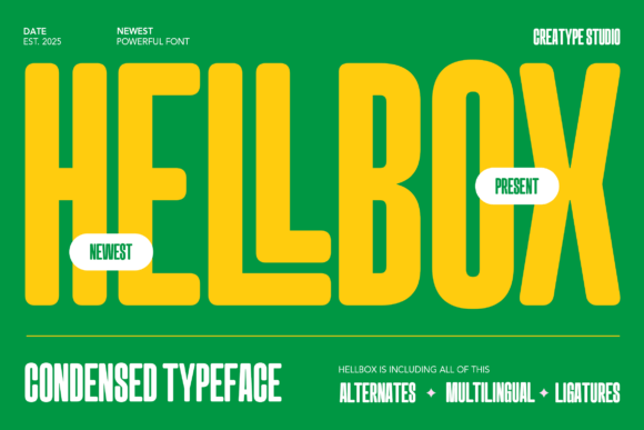Exploring Hellbox: A Modern Font for Bold Statements in Tight Spaces