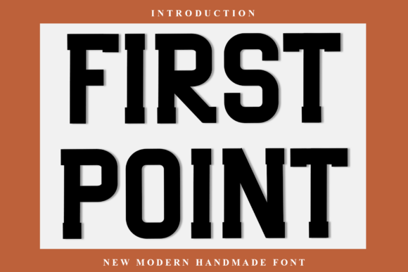 First Point: A Playful and Approachable Font for Creative Projects