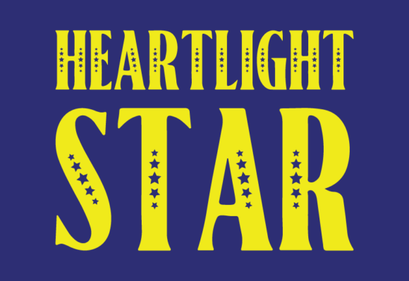 Heartlightstar Regular: A Star-Studded Font for Creative Designs