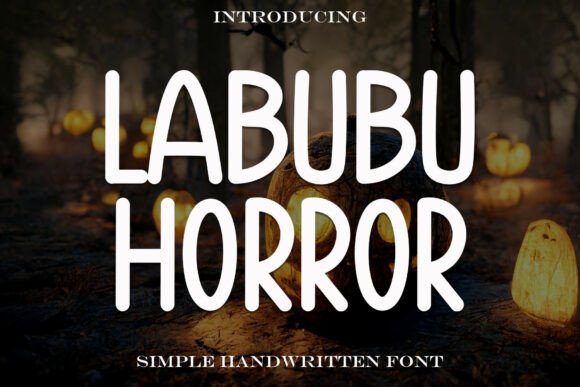 Labubuhorror: A Playful Yet Spooky Font for Creative Designs