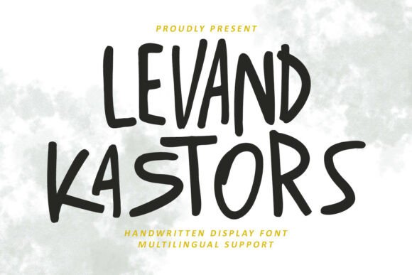 Levand Kastors: A Playful, Expressive Font for Everyday Creativity