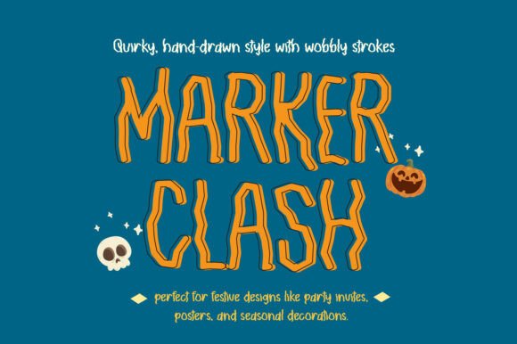 Marker Clash: The Playful Typeface That Adds Personality to Any Design