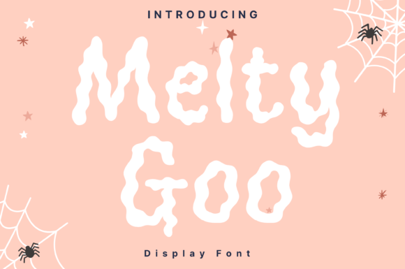 Melty Goo: A Playful, Eerie Font for Bold Design Projects