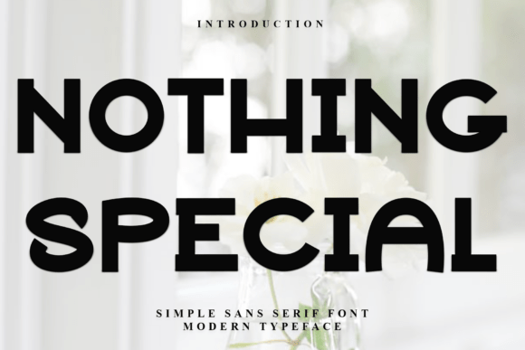 Nothing Special: A Font That Makes Your Designs Stand Out