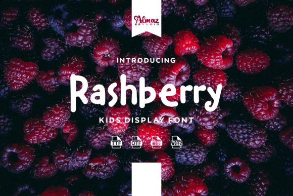 Rashberry: A Playful Font for Creative Kids’ Designs