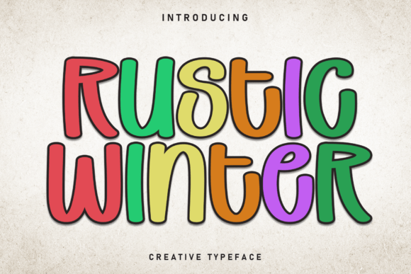 Rustic Winter: A Balanced Choice for Modern Display Typography
