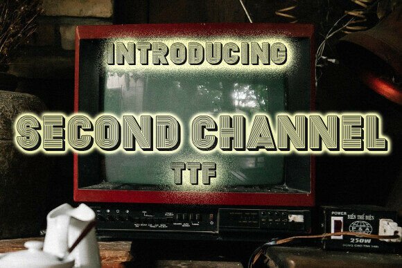 Secondchannel: A Retro-Futuristic Font with Timeless Appeal