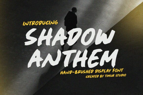 Shadow Anthem: A Bold Typeface for Modern Design Rebellion