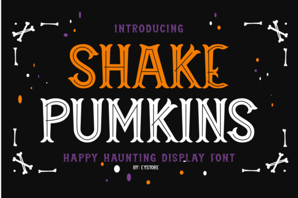 Shakepumkins Regular: A Halloween Font with Character and Craft
