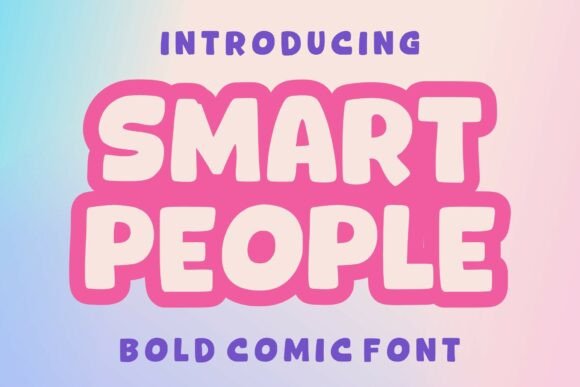 Smartpeople Regular: The Playful Typeface That Packs a Punch