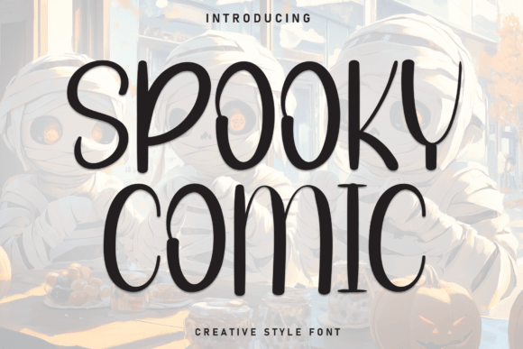 Spooky Comic: A Friendly Face in Modern Typography