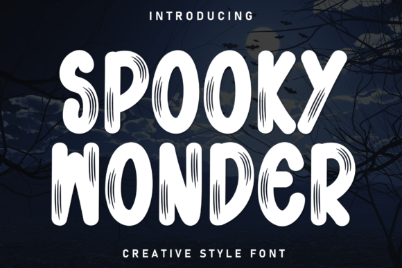 Spooky Wonder: A Friendly Display Font for Modern Design Needs