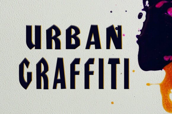 Urban Graffiti Font: Merging Street Art Energy with Modern Design