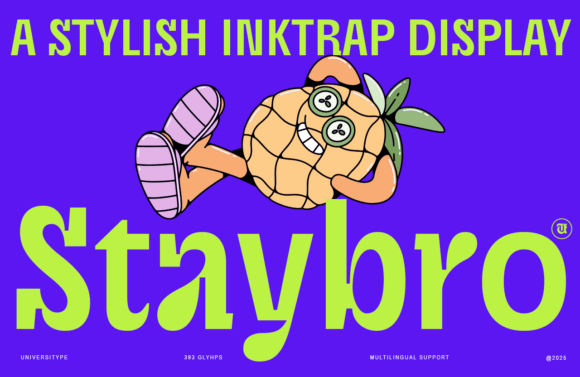 UT Staybro: A Bold Typeface for the Modern Creator